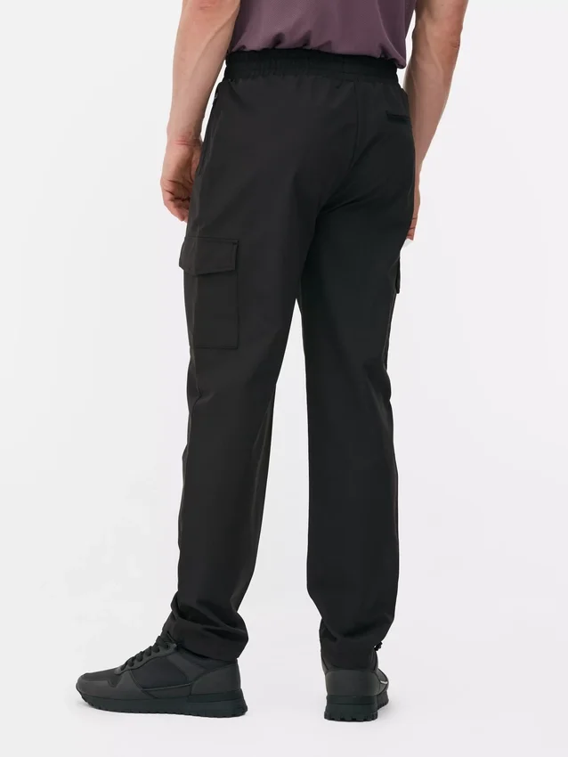 Woven cargo joggers