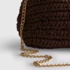 Woven clutch bag
