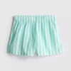 Woven cotton pajama shorts