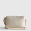 Woven-effect crossbody bag