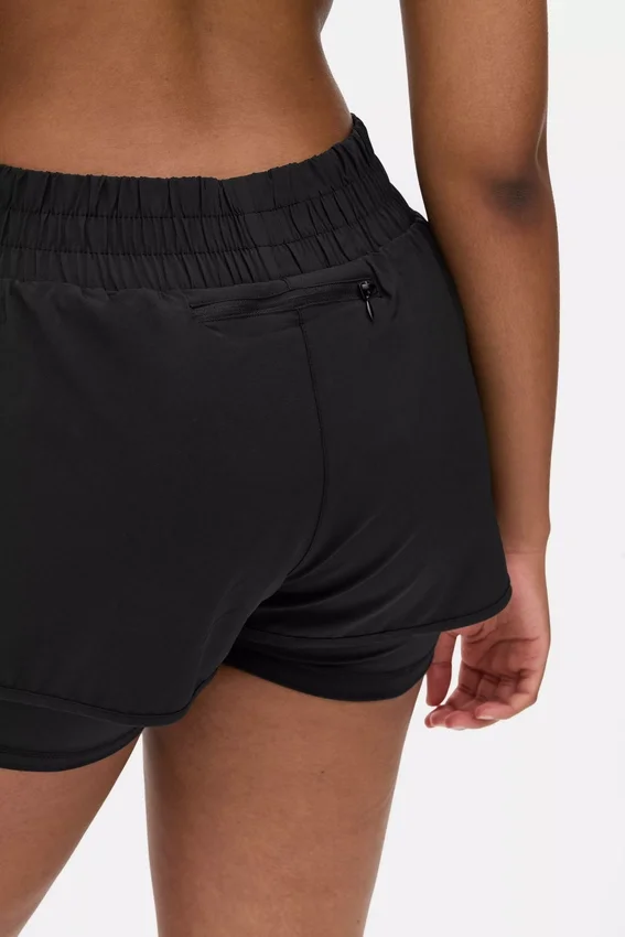 Woven running shorts
