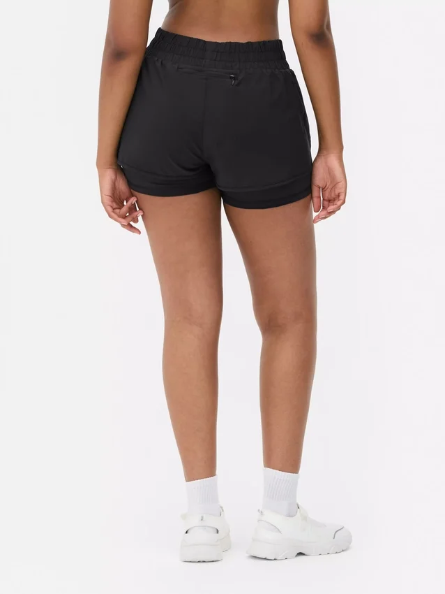 Woven running shorts