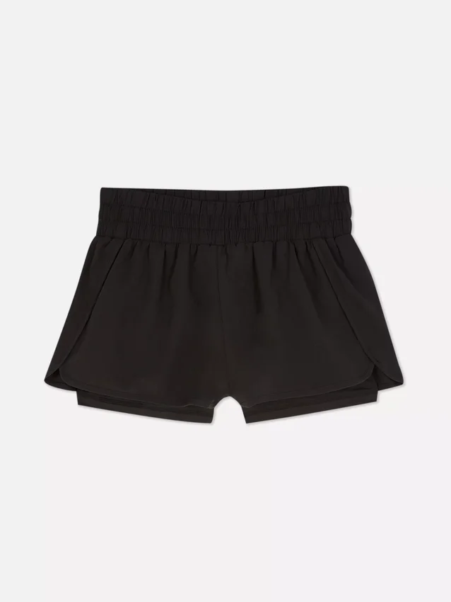 Woven running shorts