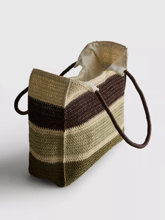 Woven shopper