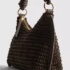 Woven shoulder bag
