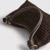 Woven shoulder bag