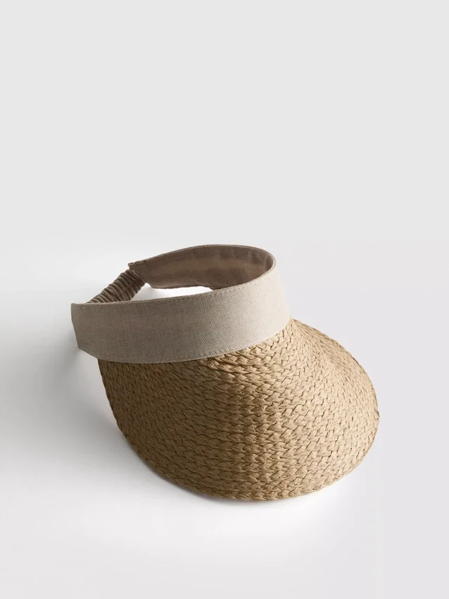 Woven sun visor