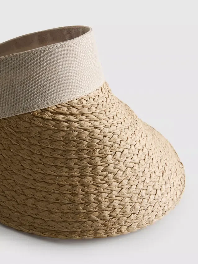 Woven sun visor