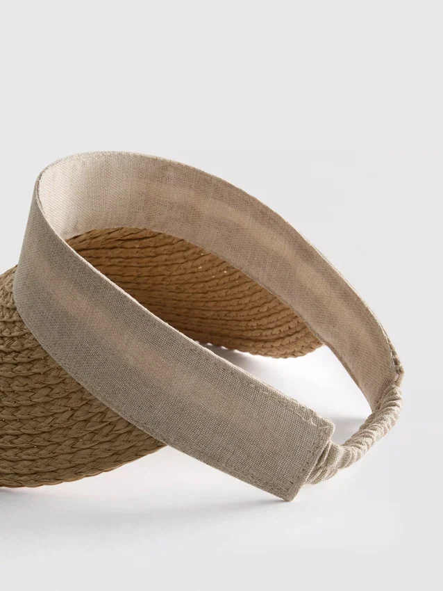 Woven sun visor