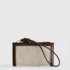 Woven wristlet wallet