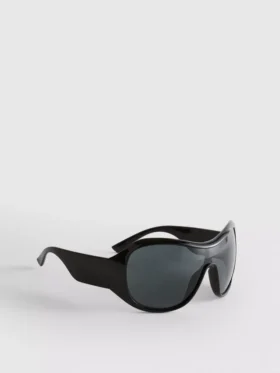 Wraparound shield sunglasses