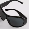 Wraparound shield sunglasses