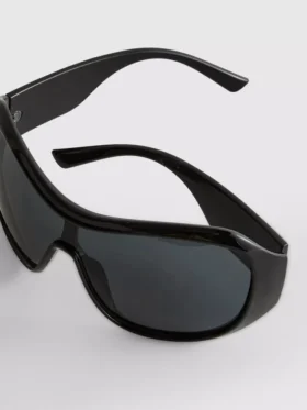 Wraparound shield sunglasses