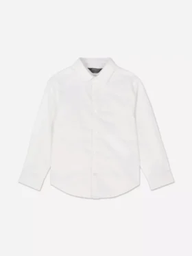 Younger boy long sleeve oxford shirt