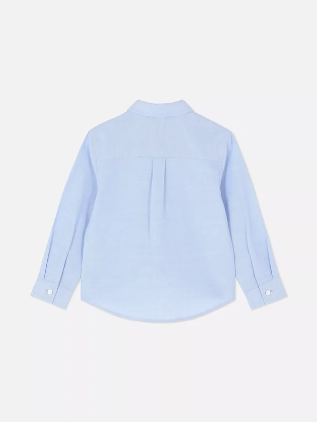 Younger boy long sleeve oxford shirt
