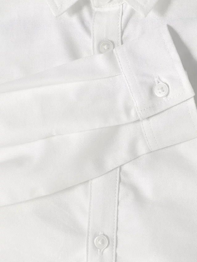 Younger boy long sleeve oxford shirt