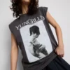 Yungblud cotton graphic tank top