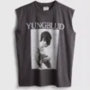 Yungblud cotton graphic tank top