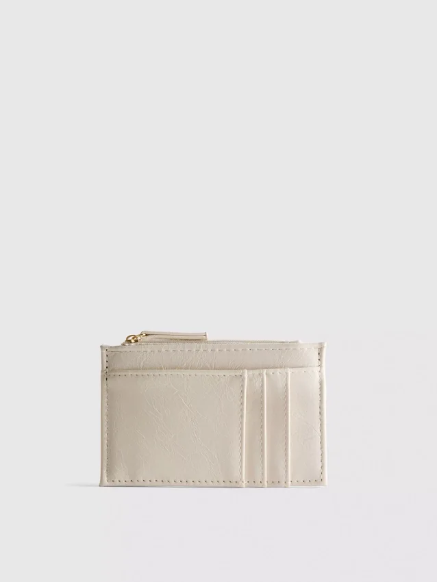Zip card holder purse