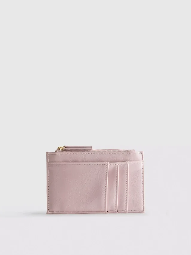 Zip card holder purse