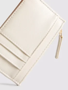 Zip card holder purse