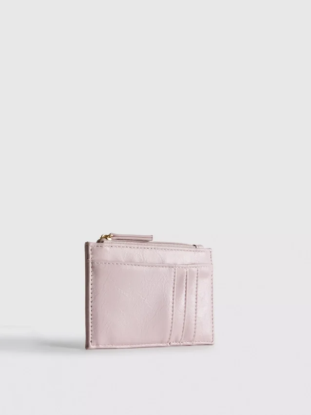 Zip card holder purse