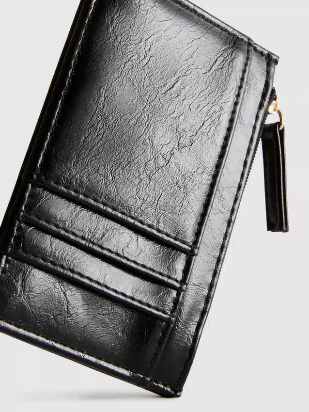 Zip card holder purse