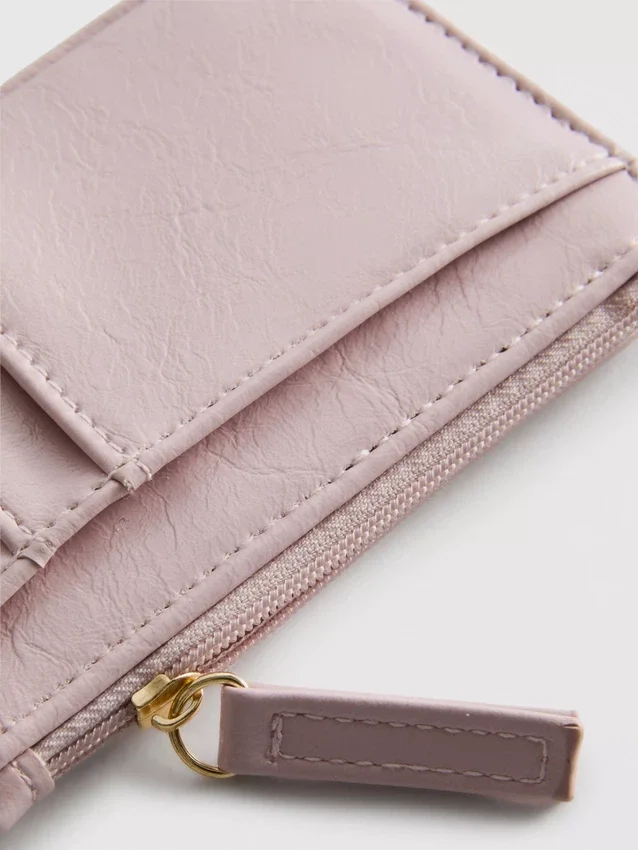 Zip card holder purse