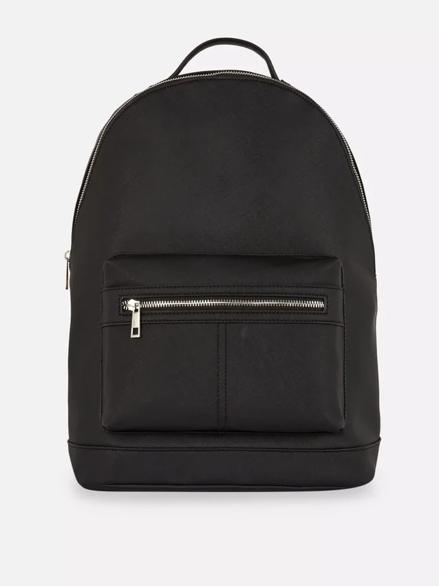 Zip-up backpack