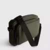 Zip-up crossbody purse
